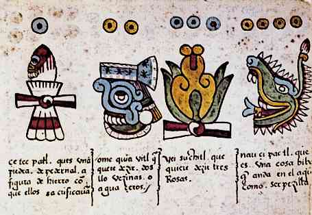 Image of original page from the Aztec Codices Codex Magliabechiano