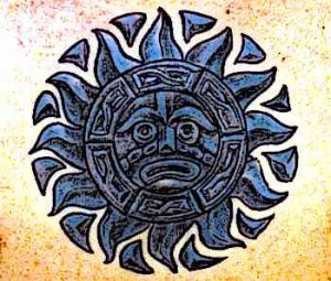 Aztec-Designs-Sun-Tattoo