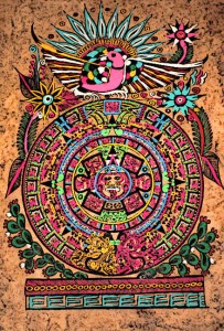 Aztec-Flowers-on-Aztec-Calendar-Image