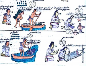 Aztec-Parents-Teaching-Children-Various-Skills