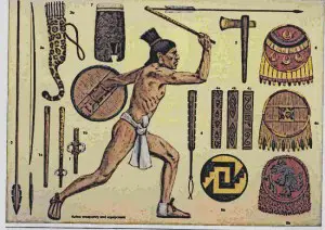 Aztec-Weapons-Types-and-The-Atlatl